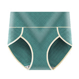 Chic Comfort Geometric Wide Elastic Waist Women\'s Hipster Underwear Soft Cotton Blends Normal Fit. Trendy Fashion Inner Wear for Women. - Shop N Save