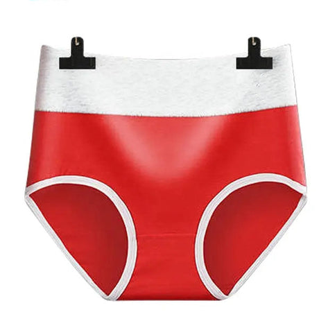 Stylish Red Cotton Blend Hipster Underwear for Women Comfortable Elastic Waist with Normal Fit - Shop N Save