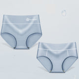 Soft Elastic Waist Comfortable Plain Color Hipster Underwear for Women - Shop N Save
