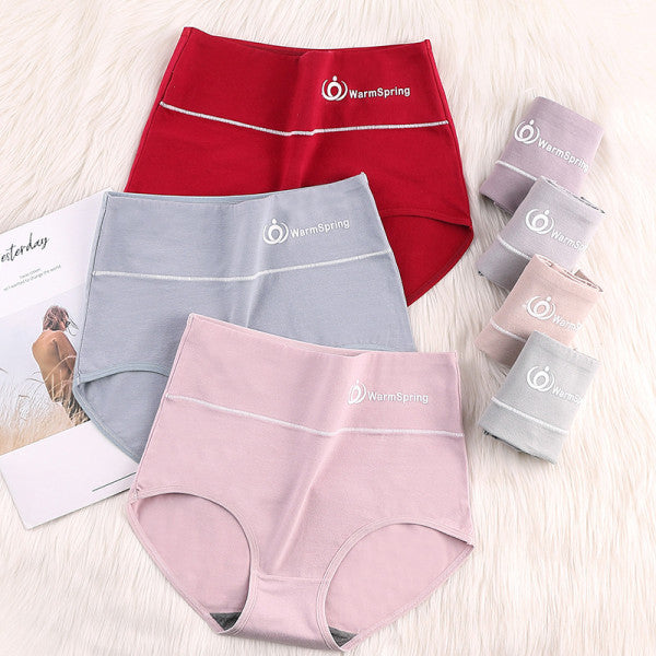 Comfortable Wine Red Cotton Blend Women\'s Hipster Underwear Soft Fabric Elastic Waist Perfect Innerwear for Girls - Shop N Save