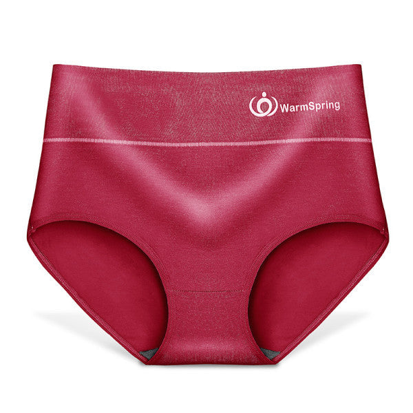 Comfortable Wine Red Cotton Blend Women\'s Hipster Underwear Soft Fabric Elastic Waist Perfect Innerwear for Girls - Shop N Save
