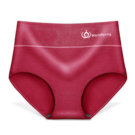 Comfortable Wine Red Cotton Blend Women\'s Hipster Underwear Soft Fabric Elastic Waist Perfect Innerwear for Girls - Shop N Save