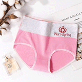 Girls\' Wide Waist Underwear Flexible and Thin Two Tone Panty with Letters Print Perfect Casual Inner Wear for Women! - Shop N Save