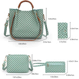 High-Quality Double Handle 4-Piece Bags Set - Stylish Tote Bag Set