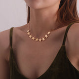 Star Choker Necklace - European American Fashion, Alloy Pendant - Shop N Save