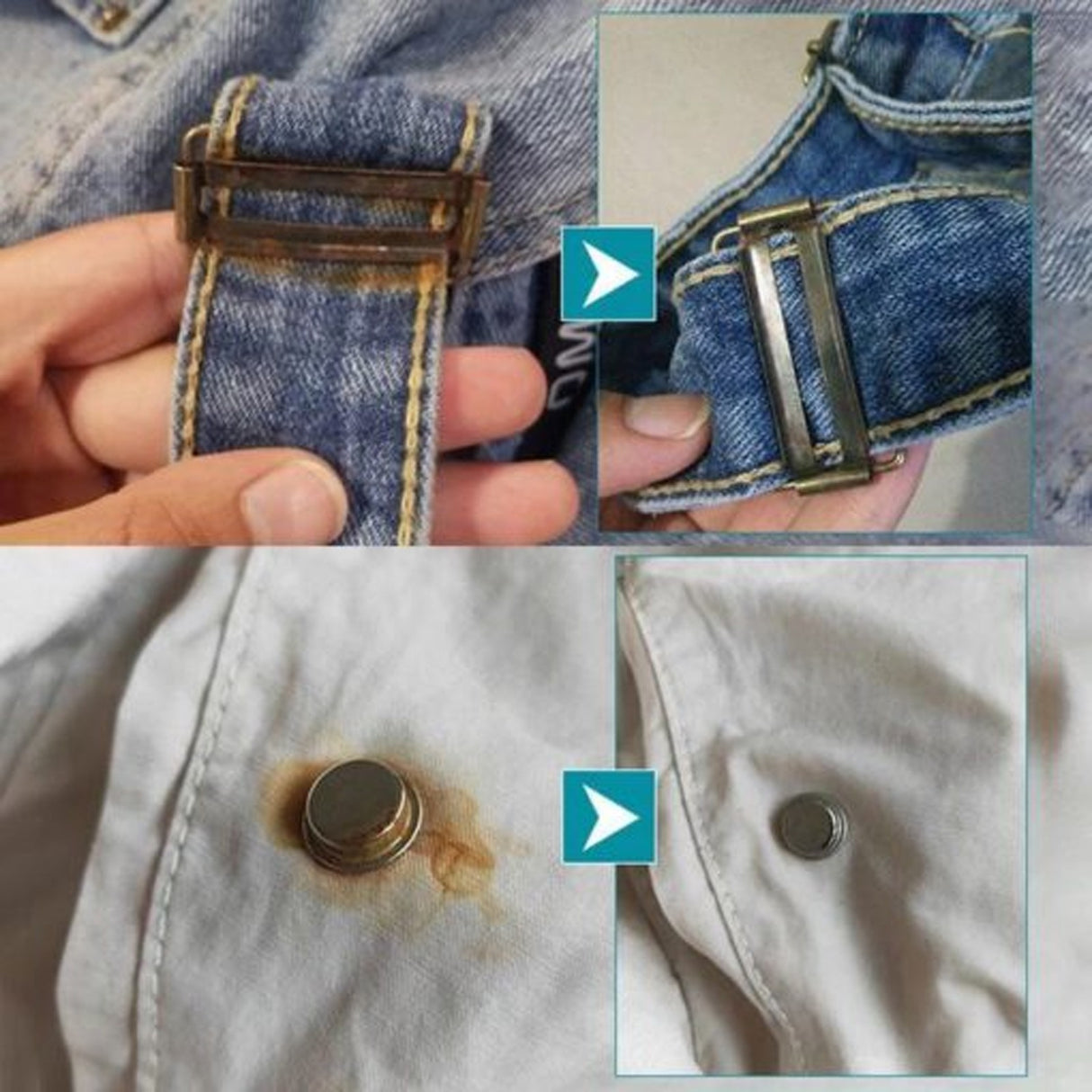 White Edge To Rust and Rust Remover Clothes Cleaner Household to Yellow and Rust Remover