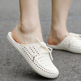 Hollow Shoes Hollow Slippers Ladies Sandals And Slippers