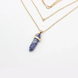 Lucky Stone Hexagonal Pendant Necklace - Ethnic Fashion Gift for Women - Shop N Save
