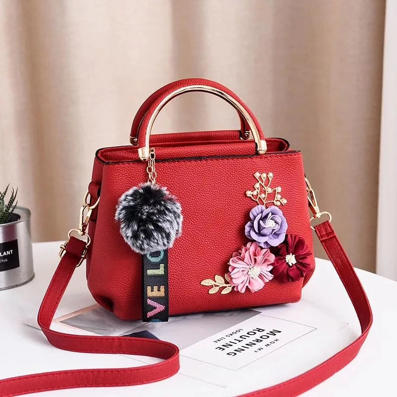 Embroidered Women's Handbags: Leather, Versatile, New 2024 Fashion - Shop N Save
