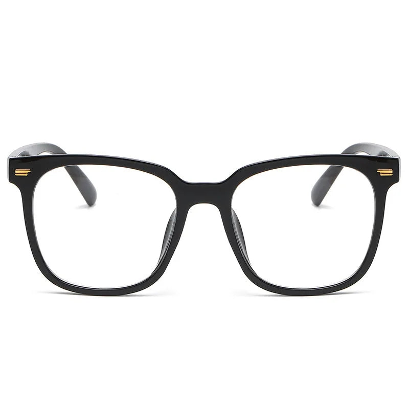 Vintage Myopia Glasses: Transparent Frame, Computer Prescription - Shop N Save