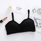 Woman Seamless Bras Vest Thread Beautiful - Black - Shop N Save