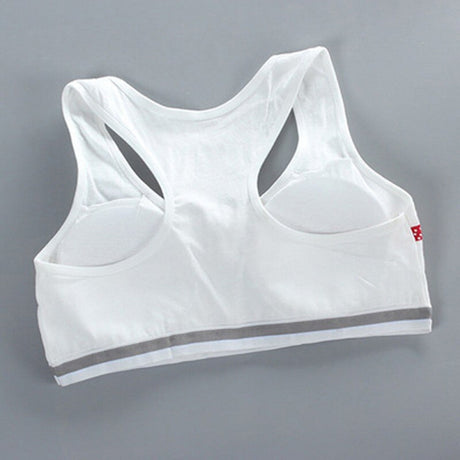 Puberty Girls Underwear Cotton Training Bra - White - Shop N Save
