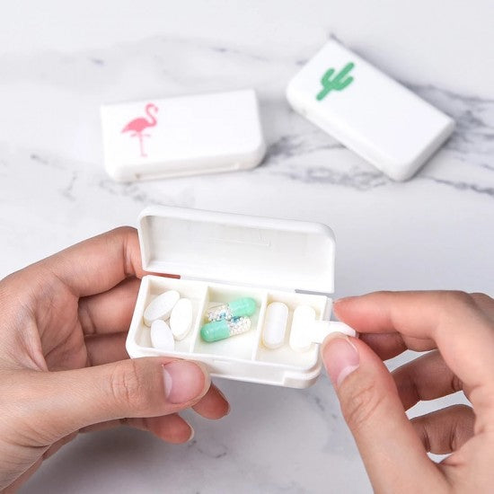 3 Grid Traveling Plastic Mini Case Medicines Tablet Box - Stand Tall - Shop N Save