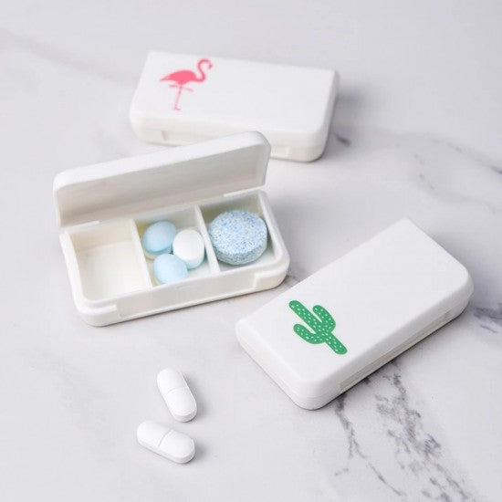 3 Grid Traveling Plastic Mini Case Medicines Tablet Box - Stand Tall - Shop N Save