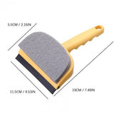 Double Sided Sponge Bathroom Kitchen Bathtub Wiper Brush - Blue - Shop N Save