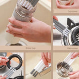 Multifunctional Flexible Cleaning Brush - White - Shop N Save