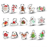 Christmas Cookie Stainless Steel Candy Mould Silver - Shop N Save