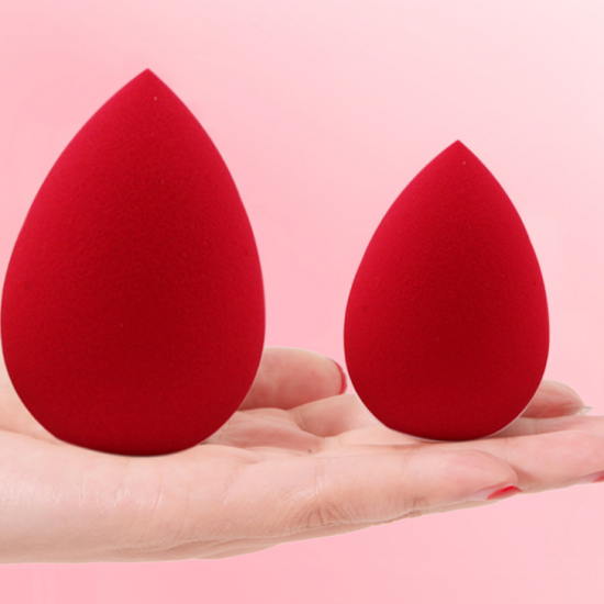 Beauty Egg Sponge Puff Super Soft Powder Air Cushion Makeup Rose - Pink
