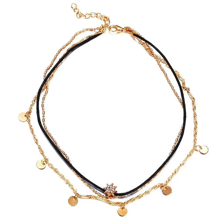 Three-Tier Star Pendant Choker: Fashionable Women's Jewelry - Shop N Save