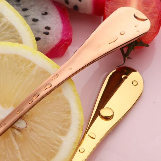 Luxury Stainless Steel Cake Dessert Mini Fork Golden - Shop N Save