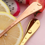 Luxury Stainless Steel Cake Dessert Mini Fork Golden - Shop N Save