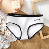 Women Soft Cotton Underwear Panties Sports - Black - Shop N Save