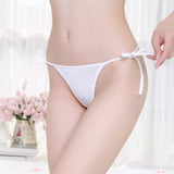 Erotic lingerie panties women lace-up - White - Shop N Save