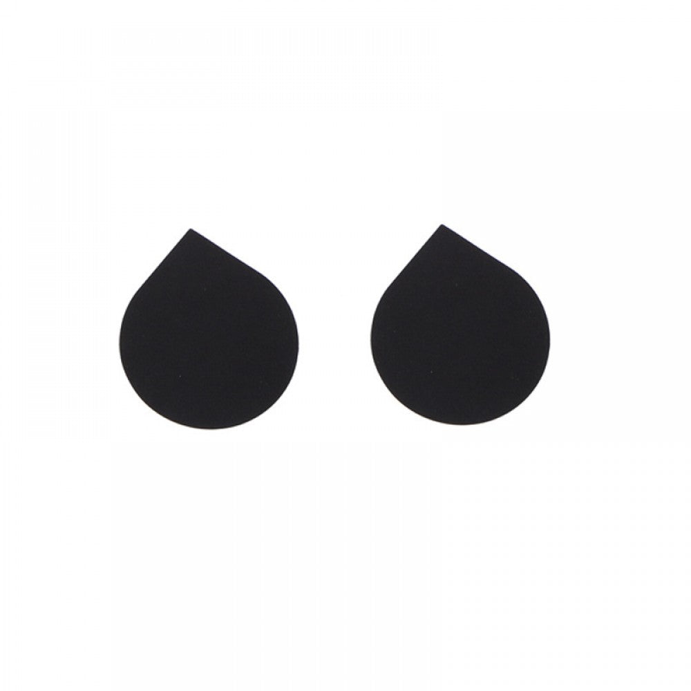Cross-Border Spot Black Ultra Thin Unisex Nipple Stickers Cover Butterfly Black - Shop N Save