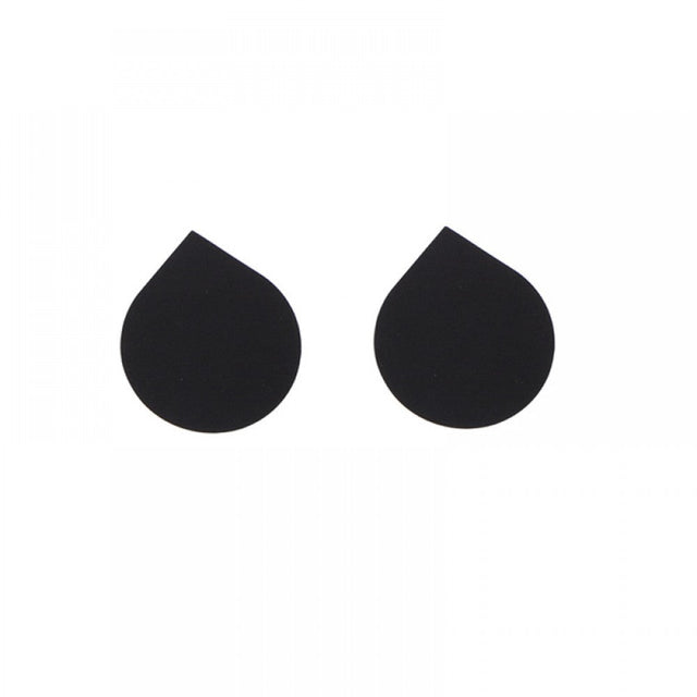 Cross-Border Spot Black Ultra Thin Unisex Nipple Stickers Cover Butterfly Black - Shop N Save
