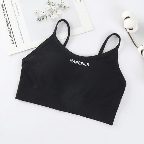 OLOEY Bra For Women Gym Crop Top - Black - Shop N Save