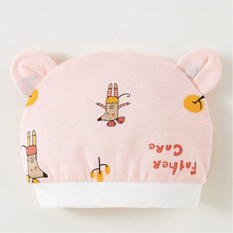 Spring And Autumn Thin Section Newborn Fetal Hat - Pink - Shop N Save