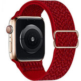 Nylon Loop Strap For Apple Smartwatch Belt Red
