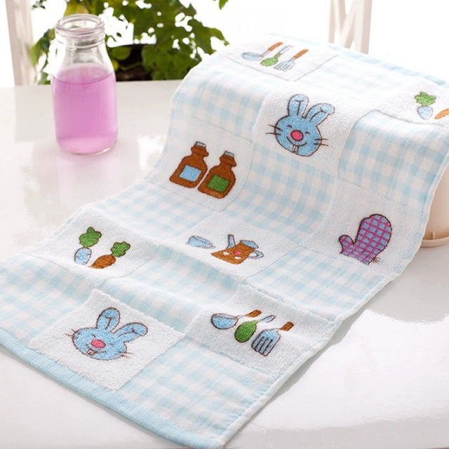 Printed Cartoon Pure Cotton New Born Towel - Shop N Save