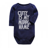 Newborn Long Sleeved Jumpsuit Romper - Black - Shop N Save