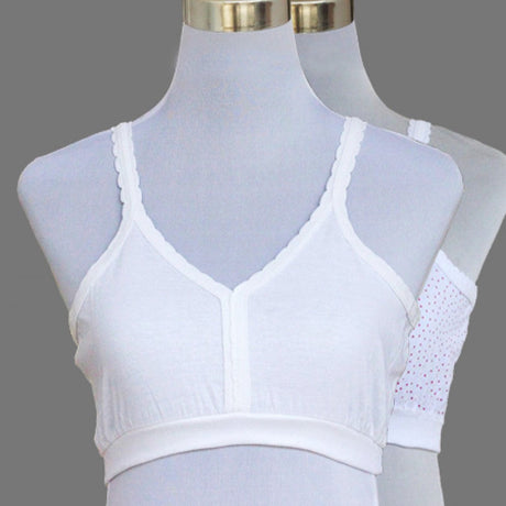 Sport Bra Without Underwire U Type Bralette Push Up Underwear white - Shop N Save