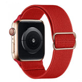 Nylon Loop Strap For Apple Watch Band Smartwatch Belt red