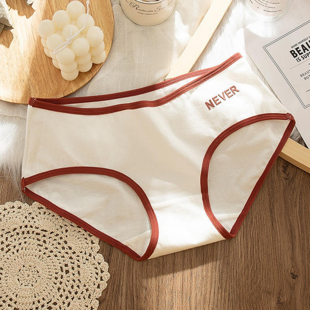 Women Soft Cotton Underwear Panties Sports - Red - Shop N Save