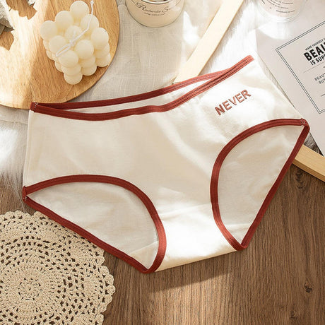 Women Soft Cotton Underwear Panties Sports - Red - Shop N Save