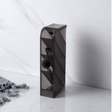 1PCS Capacity Pen Holder Multi-function 4 Pot Storage Rack - Black