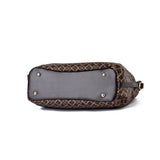 Large Capacity Handbag: Stylish, Synthetic Leather, Zip Closure - Shop N Save