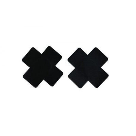 Cross Border Spot Black Ultra Thin Unisex Nipple Stickers Cover Cross Black - Shop N Save