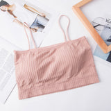 Korean Version Soft Cotton Bra For Women - Pink - Shop N Save
