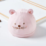 Newborn Baby Embroidery Fetal Winter Cap - Pink - Shop N Save