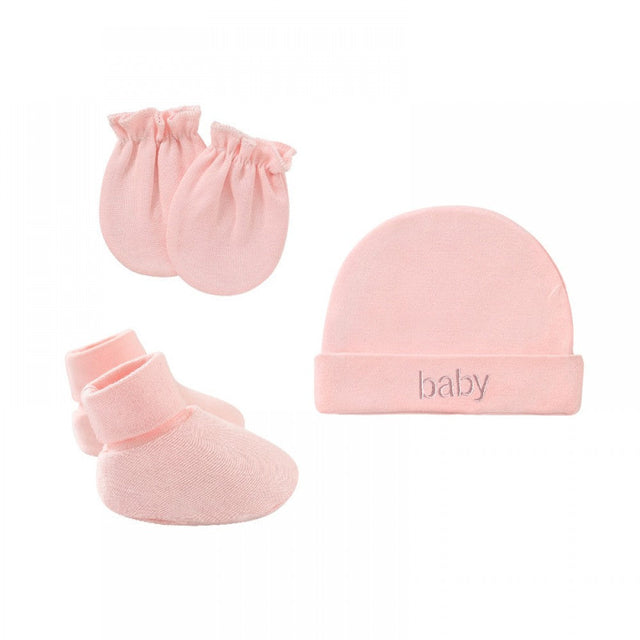Newborn Fetal Cap Anti-Scratch Gloves And Foot Cover - Shop N Save
