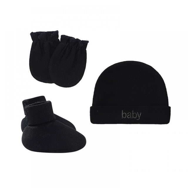Newborn Fetal Cap Anti-Scratch Gloves And Foot Cover - Shop N Save