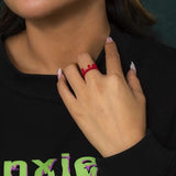 Simple Crown Irregular Rings For Men And Women Trendy Hip Hop Silver