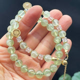 Crystal Daisy Female Jewelry Flower Bracelet - Purple