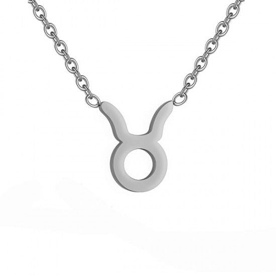 Constellations Necklace Pendant Taurus Silver