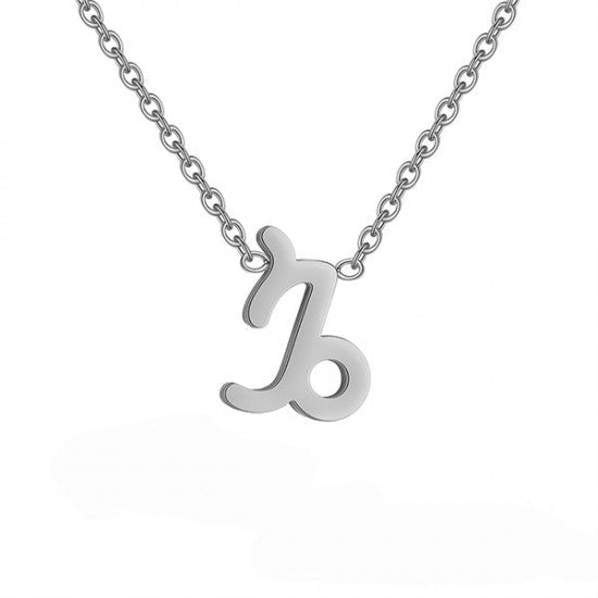 Constellations Necklace Pendant Capricorn Silver