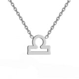 Constellations Necklace Pendant Libra Silver